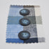 Button - Mottled Blue and Semi-Transparent - 18mm